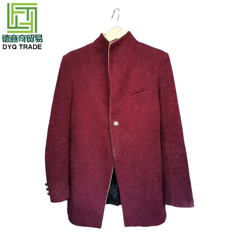 Used Men Woolen Overcoat